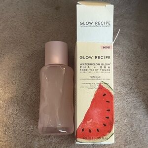 Mini Glow Recipe Watermelon Glow Toner in Soft Pink